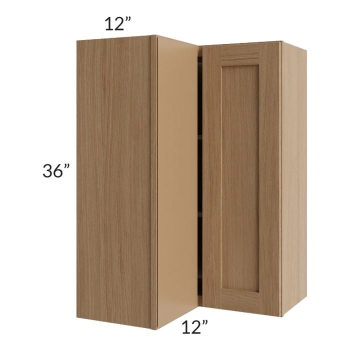 RTA Asheville Rift Oak Shaker 24" x 36" Easy Reach Wall Cabinet