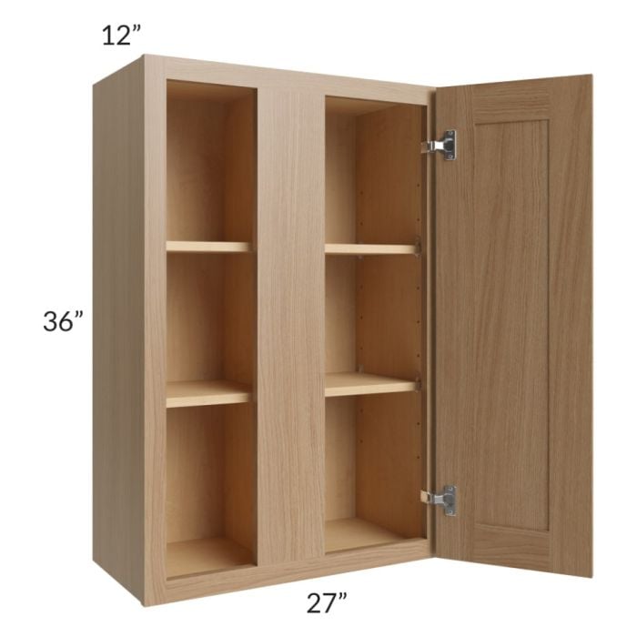 RTA Asheville Rift Oak Shaker 27" x 36" Wall Blind Cabinet