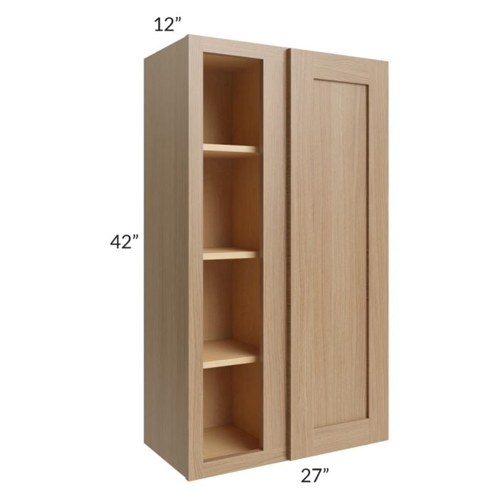 RTA Asheville Rift Oak Shaker 27" x 42" Wall Blind Cabinet