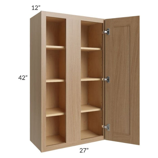 RTA Asheville Rift Oak Shaker 27" x 42" Wall Blind Cabinet