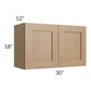 RTA Asheville Rift Oak Shaker 30" x 18" Wall Cabinet