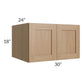 RTA Asheville Rift Oak Shaker 30" x 18" x 24" Wall Cabinet