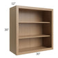 RTA Asheville Rift Oak Shaker 30" x 30" Wall Open Cabinet