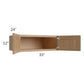 RTA Asheville Rift Oak Shaker 33" x 12" x 24" Wall Cabinet