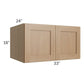 RTA Asheville Rift Oak Shaker 33" x 18" x 24" Wall Cabinet