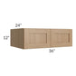 RTA Asheville Rift Oak Shaker 36" x 12" x 24" Wall Cabinet