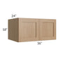 RTA Asheville Rift Oak Shaker 36" x 18" x 24" Wall Cabinet
