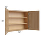 RTA Asheville Rift Oak Shaker 36 " x 30" Wall Cabinet with 2 Decorative End Panel
