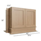 RTA Asheville Rift Oak Shaker 36" x 30" Wood Hood
