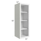 RTA Asheville White Shaker 15" x 42" Wall Open Cabinet