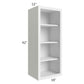 RTA Asheville White Shaker 18" x 42" Wall Open Cabinet
