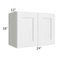 RTA Asheville White Shaker 24x18 Wall Cabinet