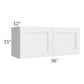 RTA Asheville White Shaker 36x15 Wall Cabinet