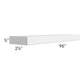 RTA Asheville White Shaker 8' Bead Molding