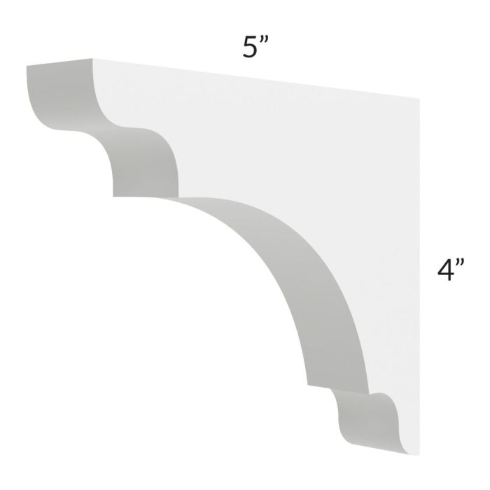 RTA Asheville White Shaker Traditional Simple Corbel