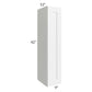 RTA Aspen White Shaker 09" x 42" Wall Cabinet