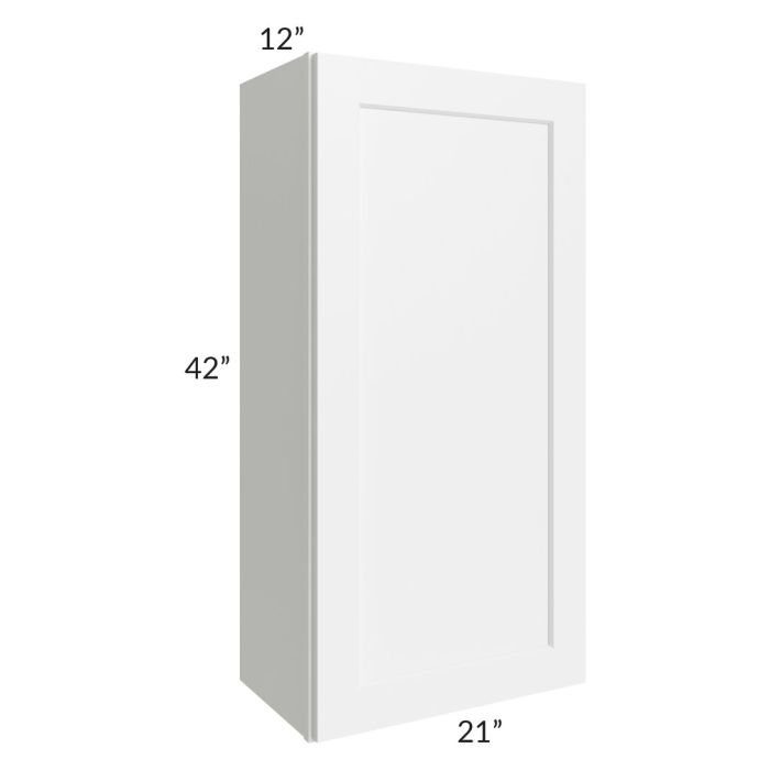 RTA Aspen White Shaker 21" x 42" Wall Cabinet