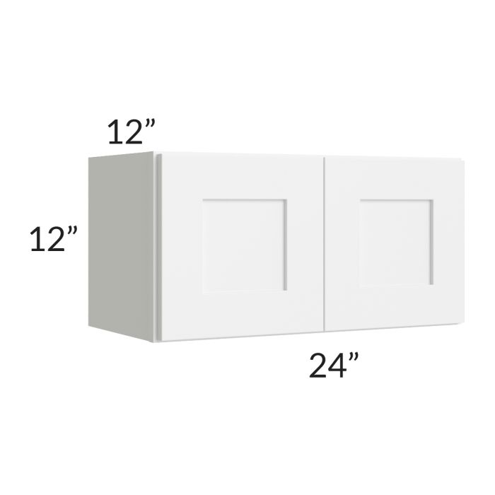RTA Aspen White Shaker 24" x 12" Wall Cabinet