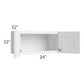 RTA Aspen White Shaker 24" x 12" Wall Cabinet