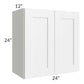 RTA Aspen White Shaker 24" x 24" Wall Cabinet