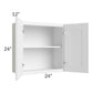 RTA Aspen White Shaker 24" x 24" Wall Cabinet