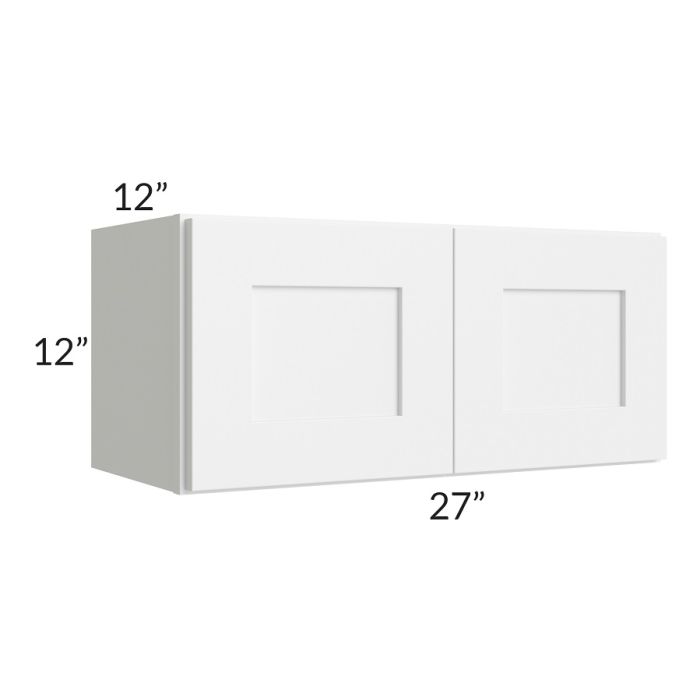 RTA Aspen White Shaker 27" x 12" Wall Cabinet