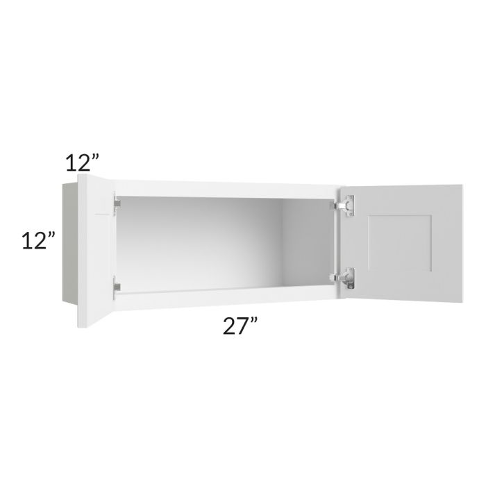RTA Aspen White Shaker 27" x 12" Wall Cabinet