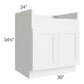 RTA Aspen White Shaker 30" Farm Sink Base Cabinet