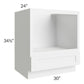 RTA Aspen White Shaker 30" Microwave Base Cabinet