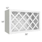 RTA Aspen White Shaker 30" x 18" Wine Rack Cabinet