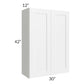 RTA Aspen White Shaker 30" x 42" Wall Cabinet