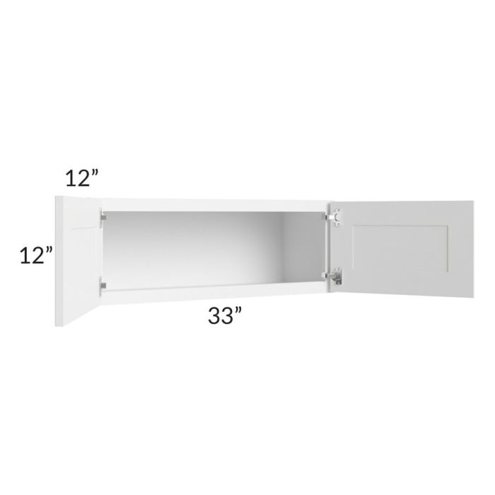 RTA Aspen White Shaker 33" x 12" Wall Cabinet