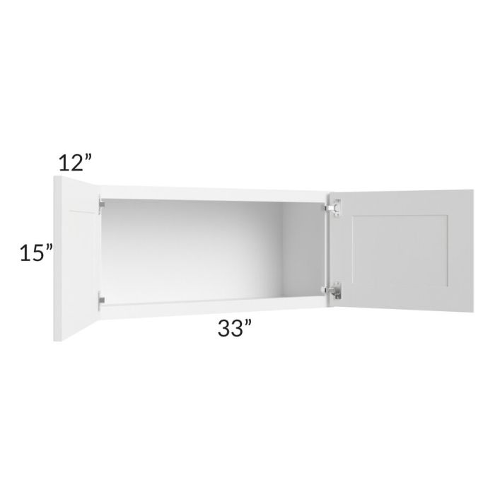 RTA Aspen White Shaker 33" x 15" Wall Cabinet