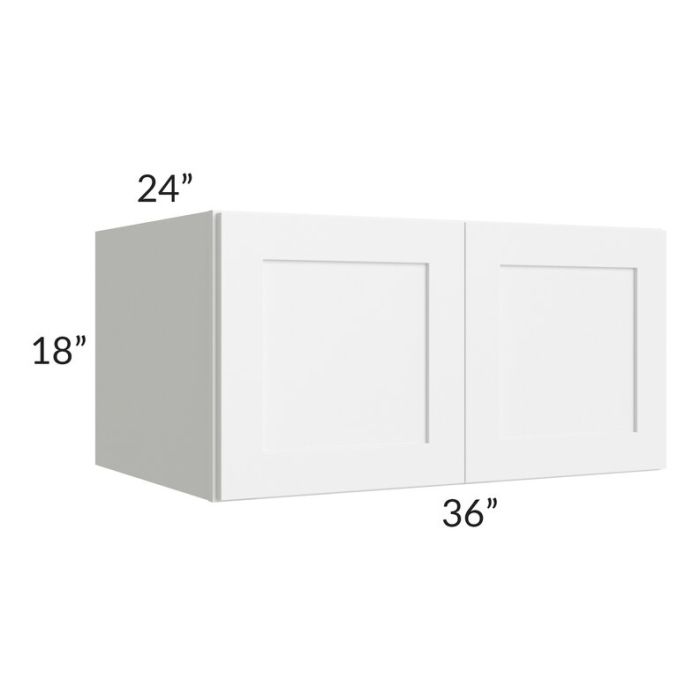 RTA Aspen White Shaker 36" x 18" x 24" Wall Cabinet