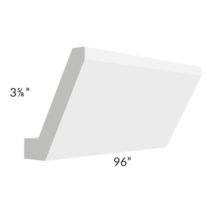 RTA Aspen White Shaker 4" x 96" Crown Molding