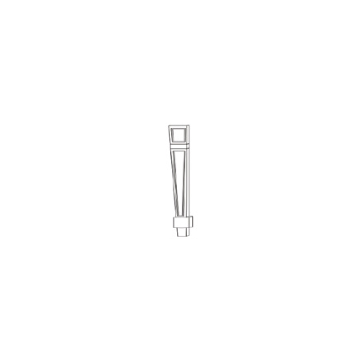 RTA Aspen White Shaker 82" Decorative Leg