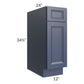 RTA Bayville Blue 12" Base Cabinet