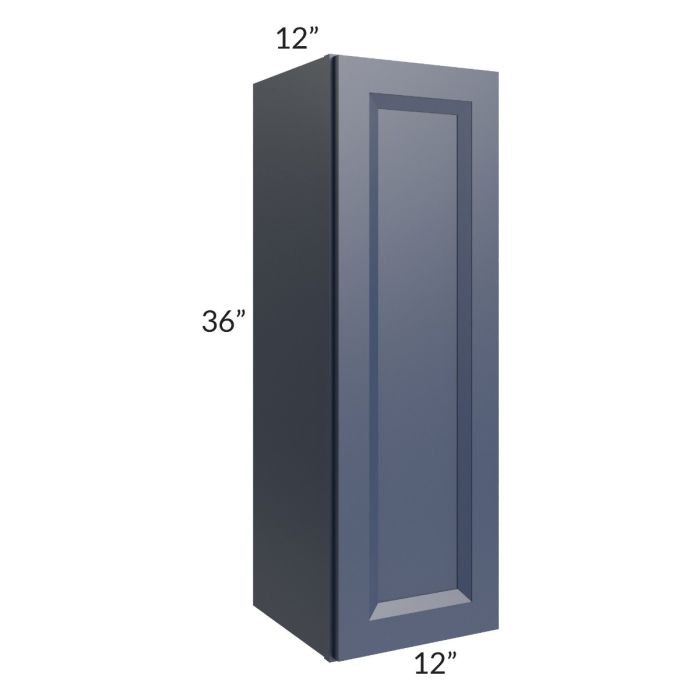 RTA Bayville Blue 12" x 36" Wall Cabinet