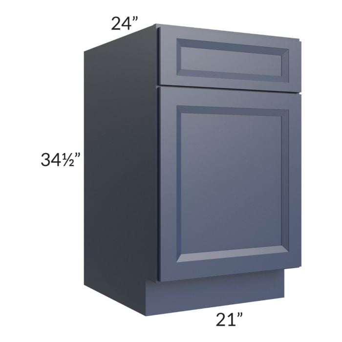 RTA Bayville Blue 21" Base Cabinet