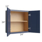 RTA Bayville Blue 24" x 24" Wall Cabinet