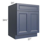 RTA Bayville Blue 27" Base Cabinet