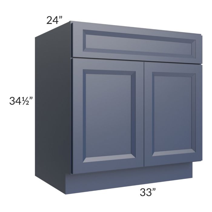 RTA Bayville Blue 33" Base Cabinet