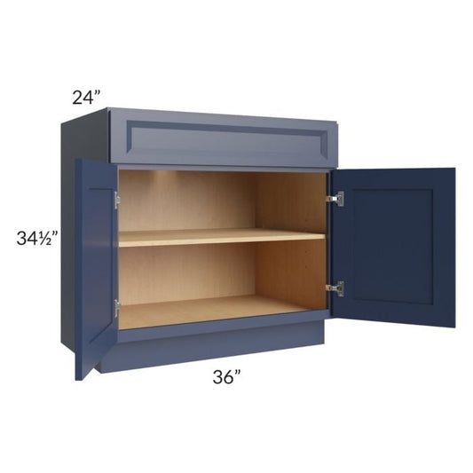 RTA Bayville Blue 36" Base Cabinet