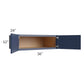 RTA Bayville Blue 36" x 12" x 24" Wall Cabinet