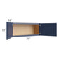 RTA Bayville Blue 36" x 15" Wall Cabinet