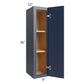 RTA Bayville Blue 9" x 36" Wall Cabinet