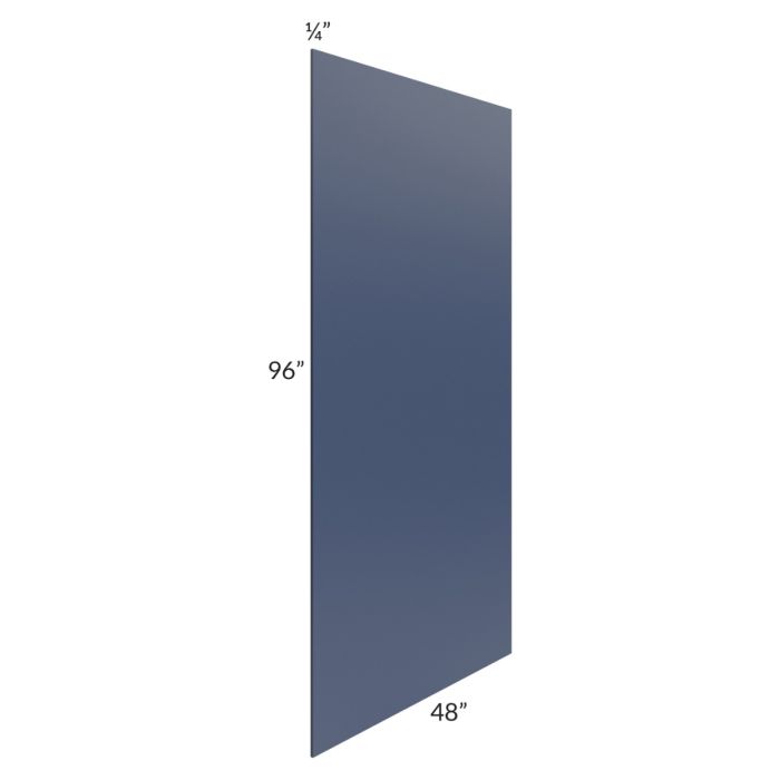 RTA Bayville Blue 96" x 48" x 1/4" Finished Plywood Panel