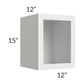 RTA Bayville White 12" x 15" Wall Open Cabinet