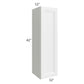 RTA Bayville White 12" x 42" Wall Cabinet