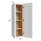RTA Bayville White 12" x 42" Wall Cabinet